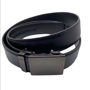 Leather Belt Cut To Pant Size Men’s Customized Belt Up Cuts Up to Size 40